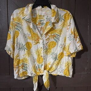 APRIL KISS - button up blouse